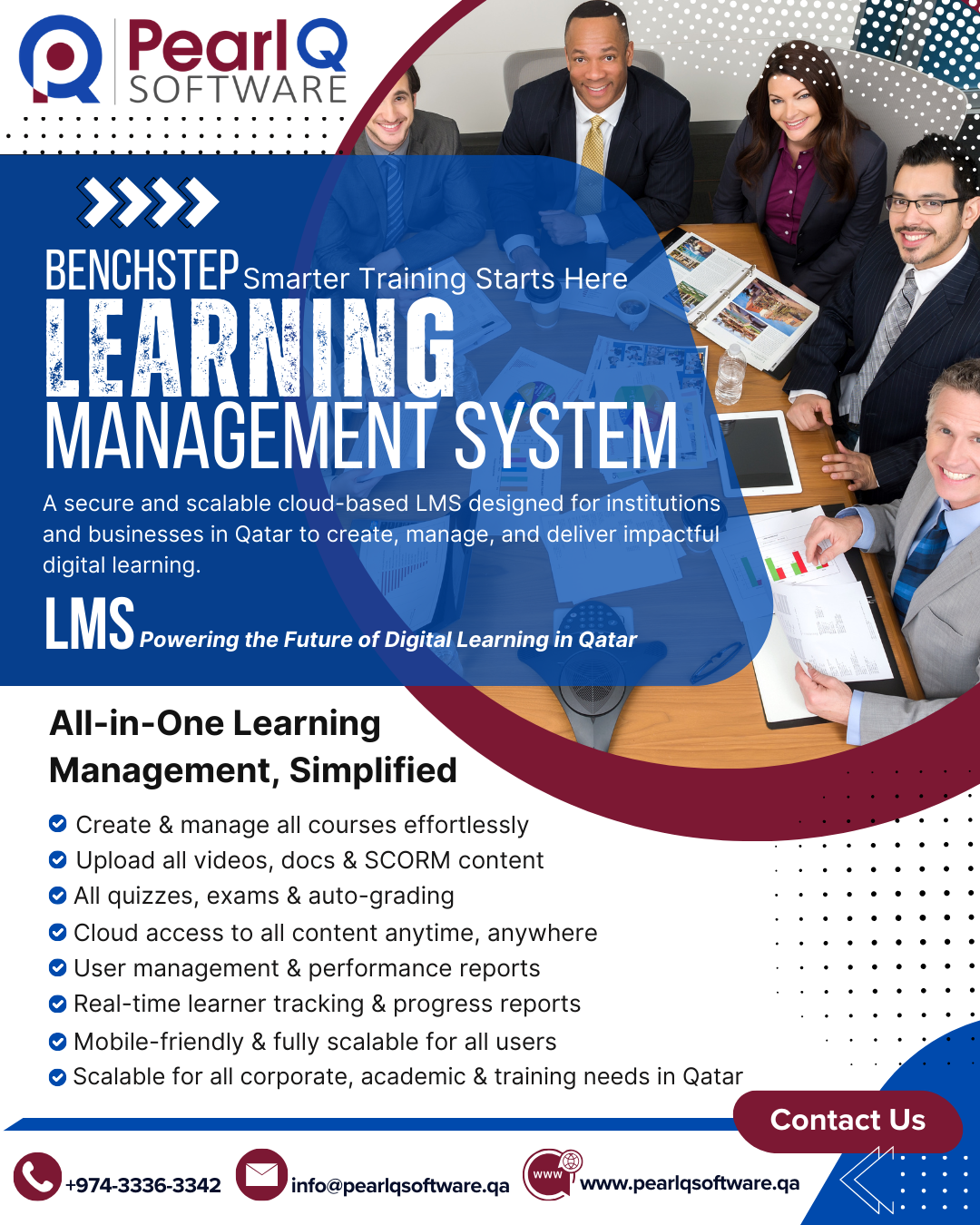 BenchStep LMS - PearlQ